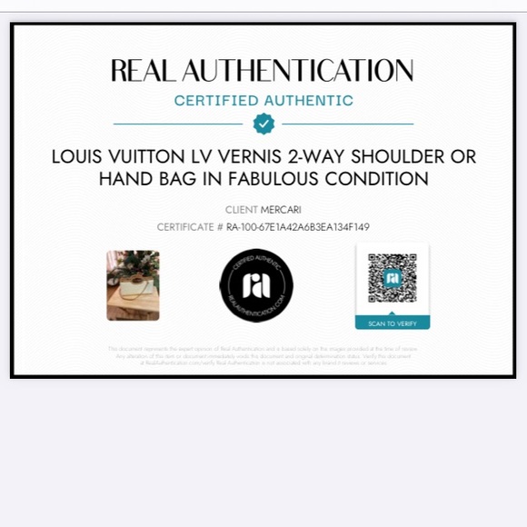 LV - Louis Vuitton Vernis Roxbury handbag with detachable strap.  Authenticated - Picture 14 of 14